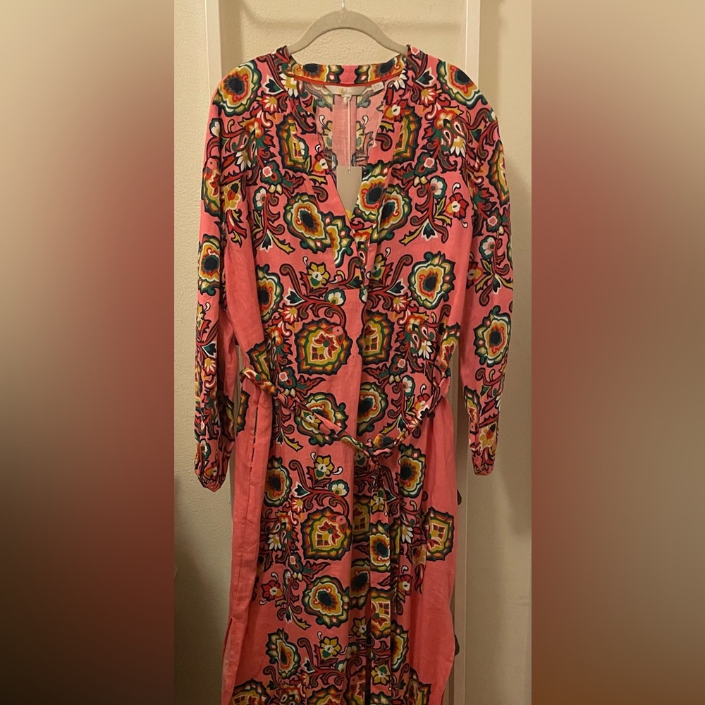 Boden Linen Maxi Dress